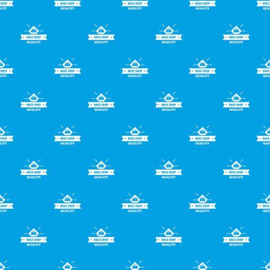 Dükkanı çanta desen vektör kesintisiz mavi