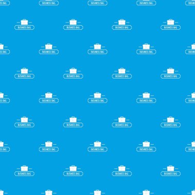 İş çantaları desen vektör kesintisiz mavi