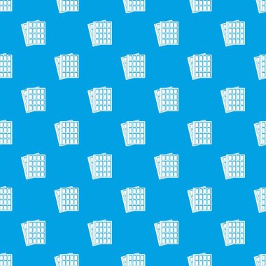 Gözleme desen vektör kesintisiz mavi