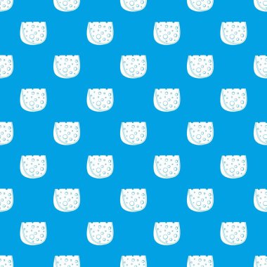 Peynir desen vektör kesintisiz mavi