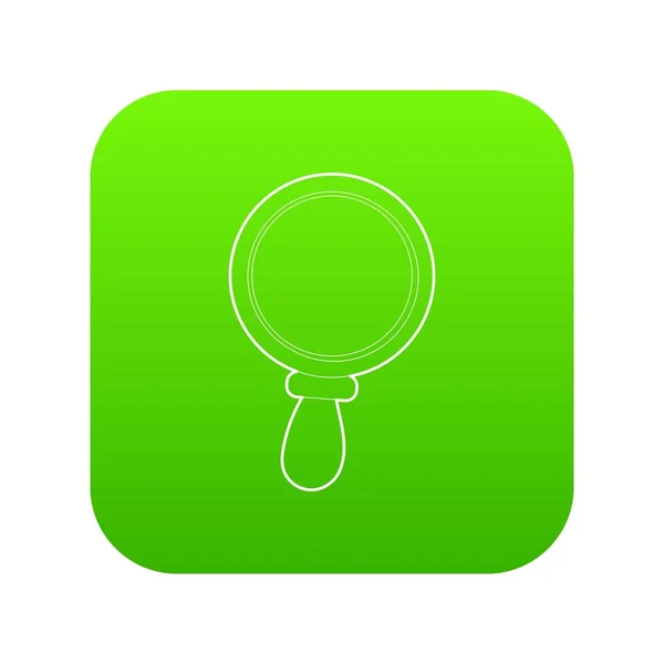 Icono de lupa vector verde — Archivo Imágenes Vectoriales