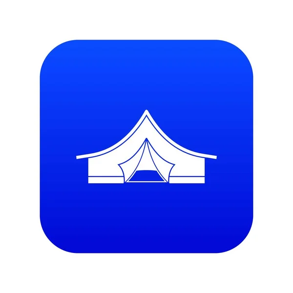 Icono de tienda turística digital azul — Archivo Imágenes Vectoriales