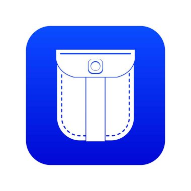 Moda kot pantolon cebinde simgesi dijital mavi