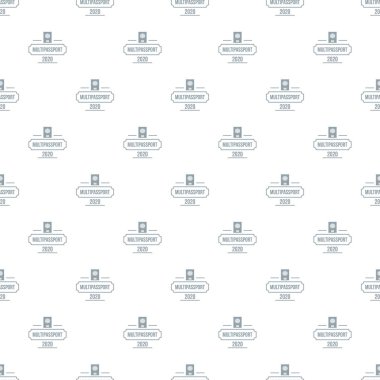 Pasaport tasarlamak vektör sorunsuz