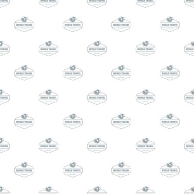 Dünya seyahat etmek tasarlamak vektör sorunsuz