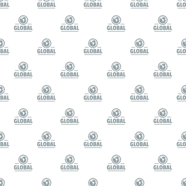 Global pattern vector seamless — Stock Vector