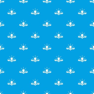 Işık kontrol desen vektör kesintisiz mavi