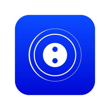 Düğme simgesini dijital mavi