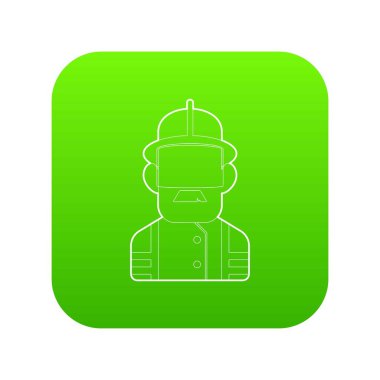 Oluşturucu yeşil simge vektör