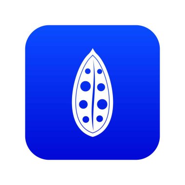 Kakao pod simgesi dijital mavi