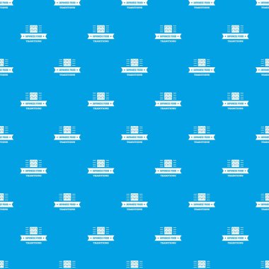 Japon yemekleri desen vektör kesintisiz mavi