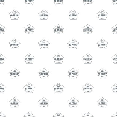 3D baskı tasarlamak vektör sorunsuz Tasarla