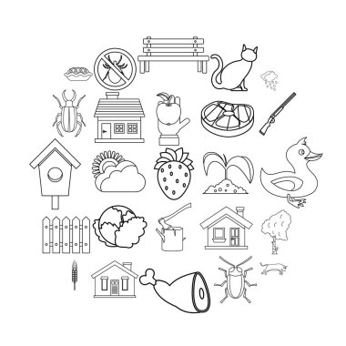 Bower Icons set, anahat stili