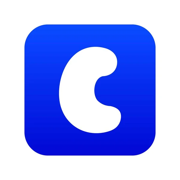 Kesudió ikon digitális kék — Stock Vector