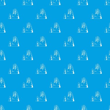 Deniz cliff desen vektör kesintisiz mavi