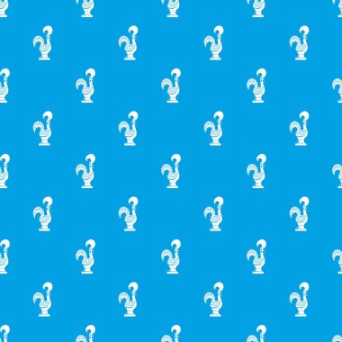 Düdük oyuncak desen vektör kesintisiz mavi