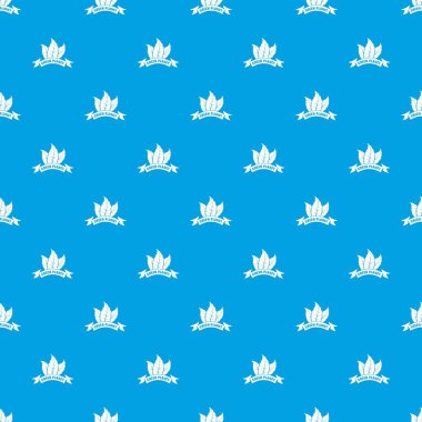 Doğa ürün desen vektör kesintisiz mavi