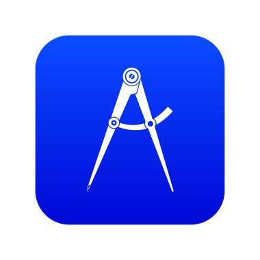 Pusula aracı simgesini dijital mavi