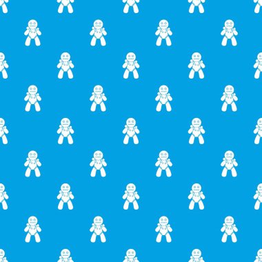 Vudu desen vektör kesintisiz mavi