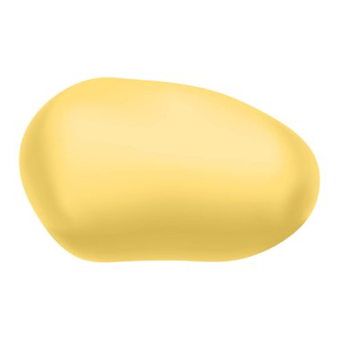 Temiz patates simgesi, gerçekçi