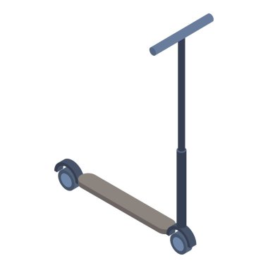 Scooter simgesi, izometrik stili