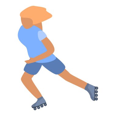 Kadın kutsal kişilerin resmi, izometrik stil fırıldaklı