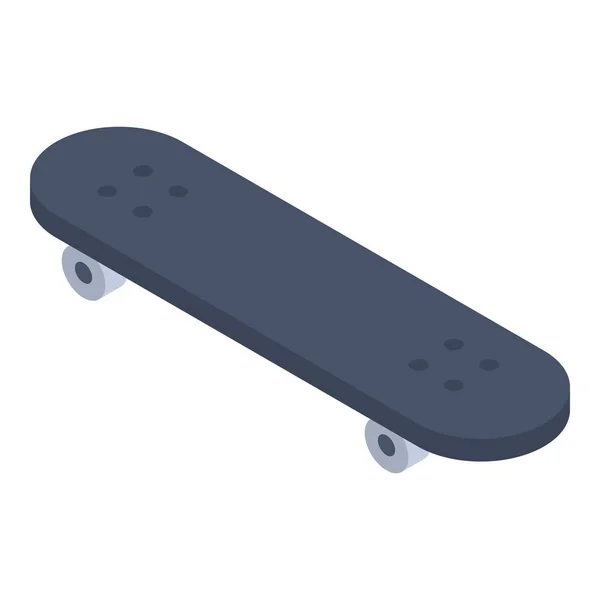 Skateboard icon, isometric style — Stock Vector