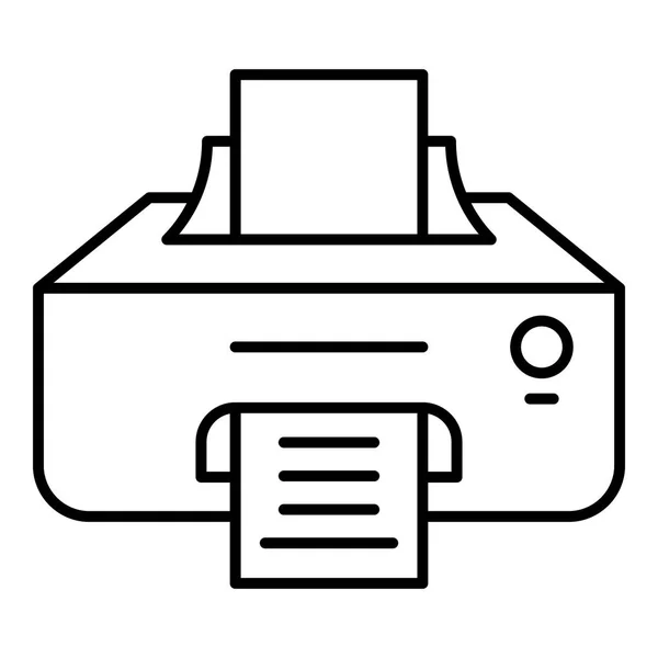 Tintendrucker-Symbol, Umrissstil — Stockvektor
