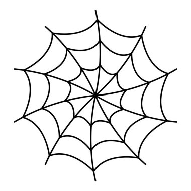 Spiral örümcek ağı simgesi, özet biçimi