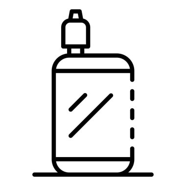 Taşınabilir vape simgesi, anahat stili