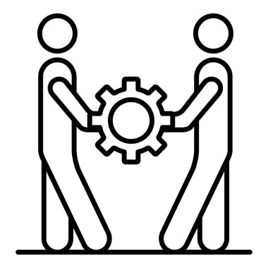 İnsanlar uyum simgesi, ana hatlar biçimi