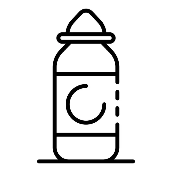 Иконка с жидкостью для сигарет, стиль контура — стоковый вектор
