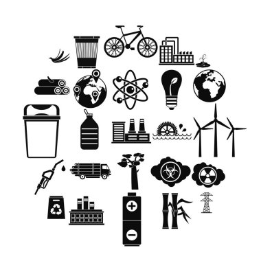 Eko Icons set, basit tarzı