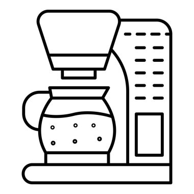 Kahve makinesi simgesi, taslak biçimi
