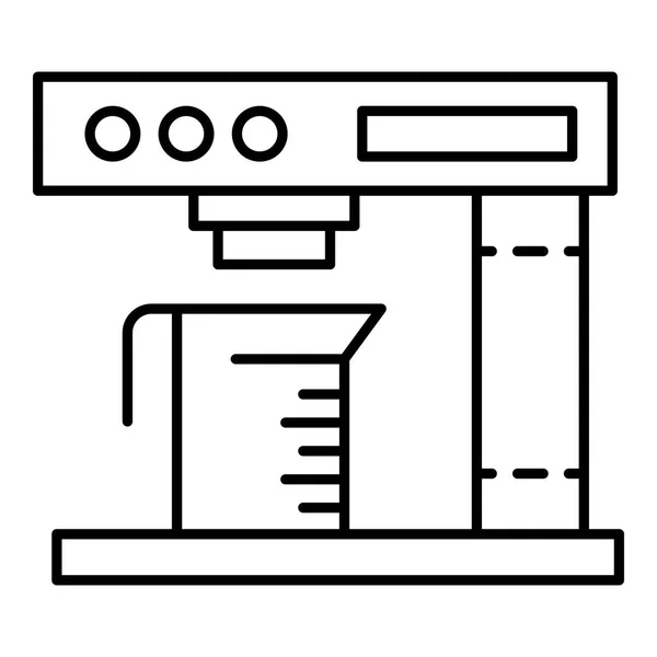 Coffee milk machine icon, outline style — Stock Vector