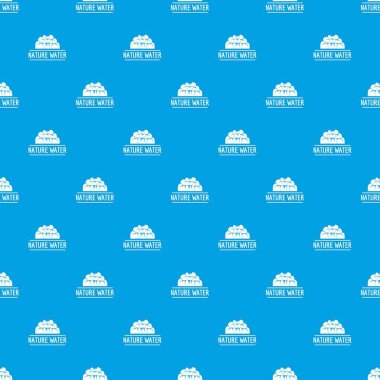 Doğa su desen vektör kesintisiz mavi