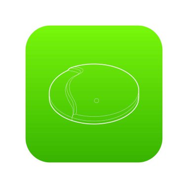 Büyük golf alanı yeşil simge vektör