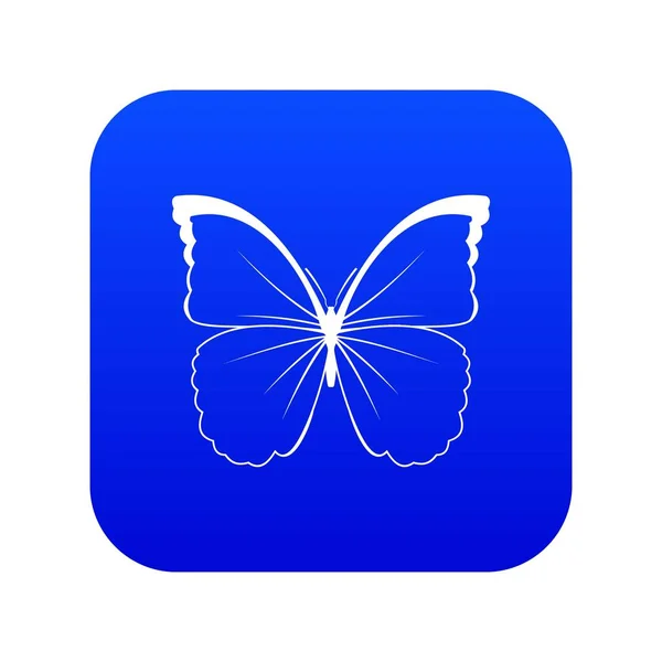 Icono de mariposa azul digital — Archivo Imágenes Vectoriales