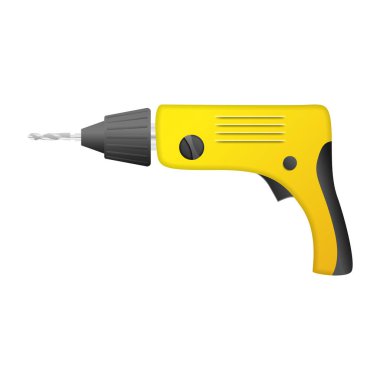 Elektrikli matkap makinesi simgesini, gerçekçi