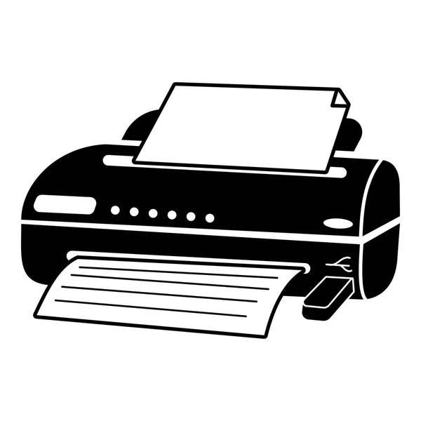 Icono de impresora Jet, estilo simple — Vector de stock