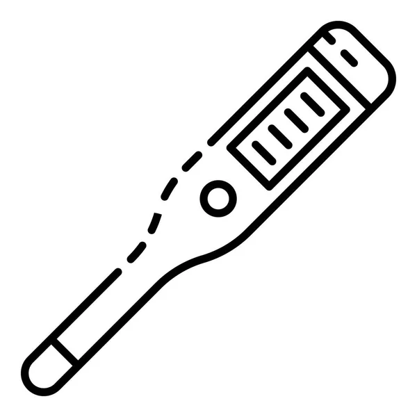 Elektronisk termometer, dispositionsformat — Stock vektor