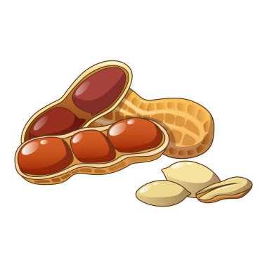 Fıstık simgesi, karikatür tarzı