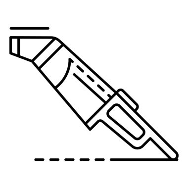 Araba süpürgesi simgesi, taslak biçimi