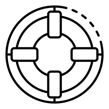 Lifebuoy simgesi, taslak biçimi