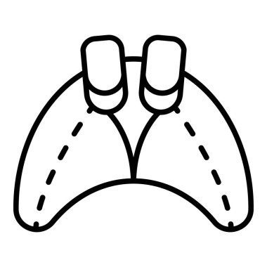 Dalış aracı simgesini, anahat stili