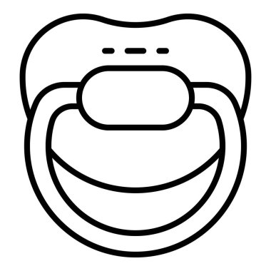 Kauçuk meme simgesi, anahat stili