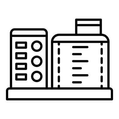 Mutfak robotu simgesi, anahat stili