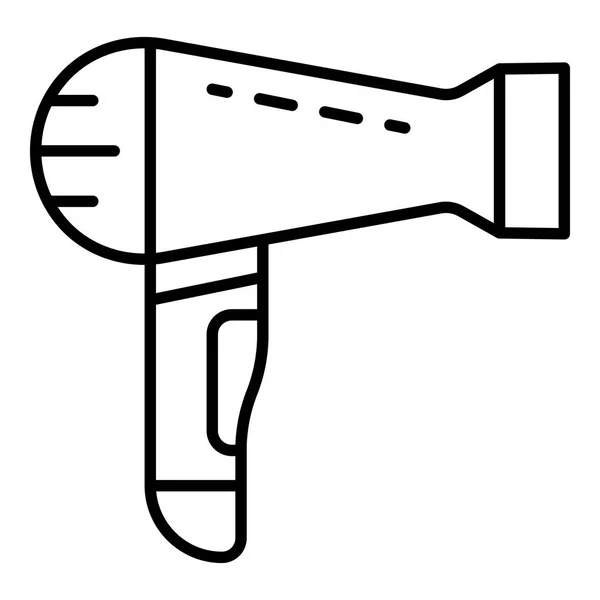 Home hair dryer icon, outline style — Stock Vector