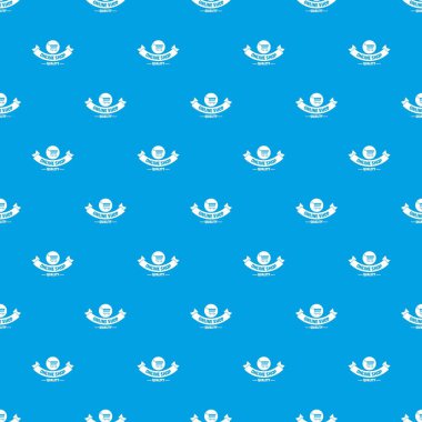 Kalite Dükkanı desen vektör kesintisiz mavi