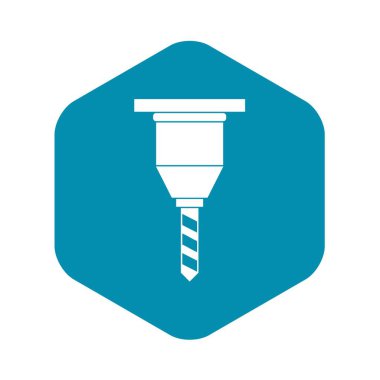 Drill bit simge, basit tarzı